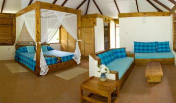 Chalet Bird Island Lodge Seychellen