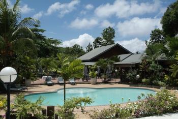 Chateau St Cloud La Digue Seychellen