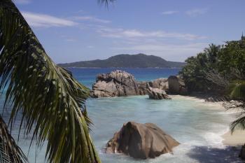 Strand Patatran Village La Digue Seychellen