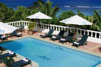 Pool Le Relax Hotel & Restaurant Mahe Seychellen