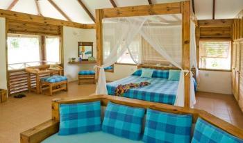Chalet Bird Island Lodge Seychellen