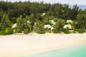 Denis Private Island Pool Exterior Cottages