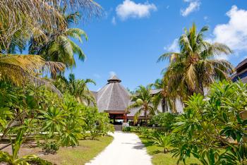 Denis Private Island Pool Main Building