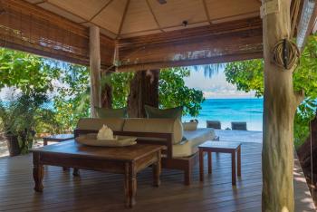 Denis Private Island Beach Villa Terrace