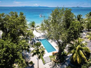 Indian Ocean Lodge Hotel Praslin Seychellen